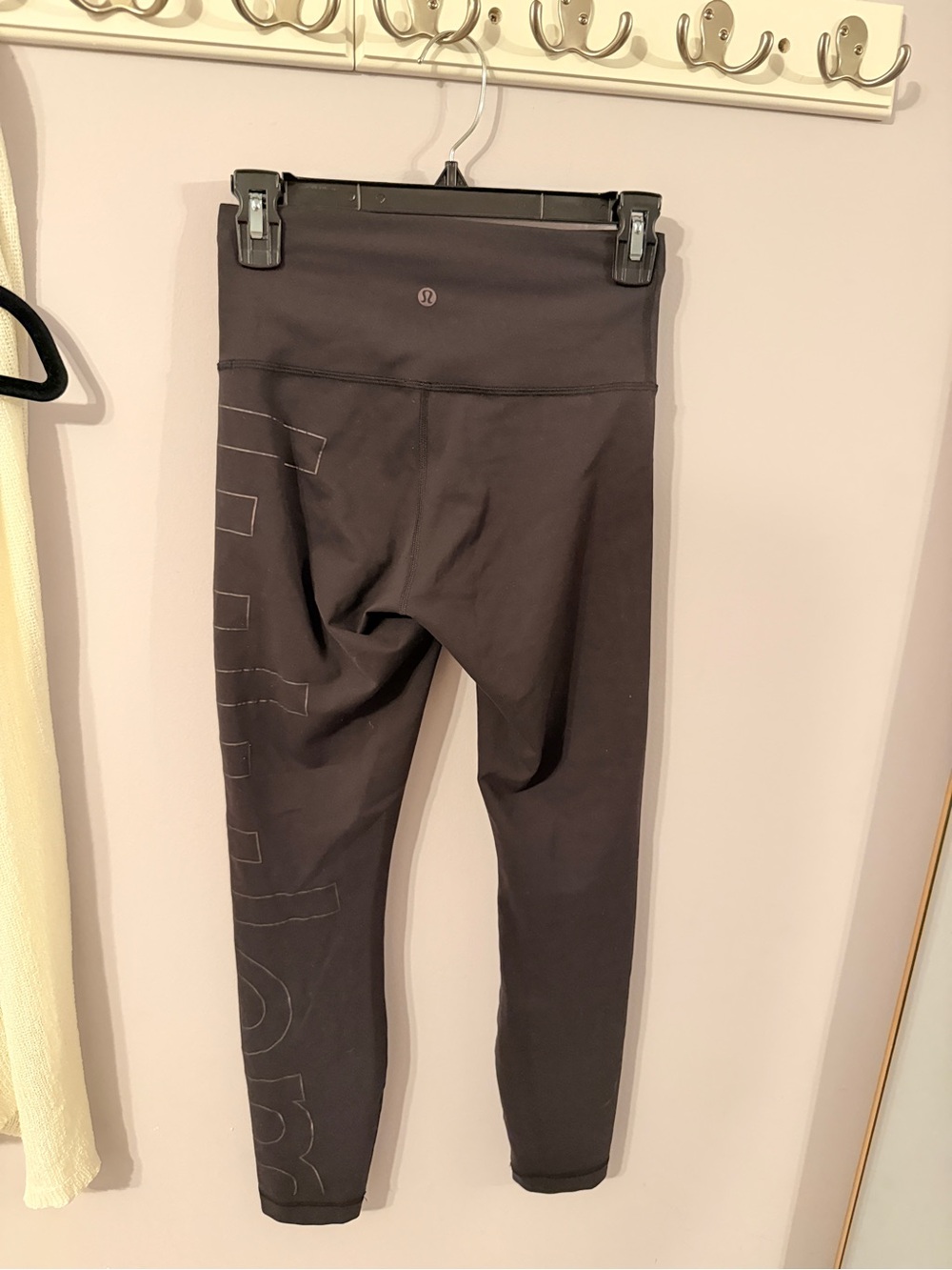 lululemon athletica Black High-Rise Logo Leggings